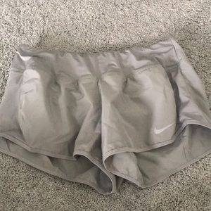 Nike grey running shorts